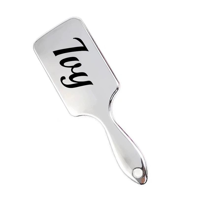 Custom Name Hairbrush – Soft Cushion Detangling Brush with Personalized Design