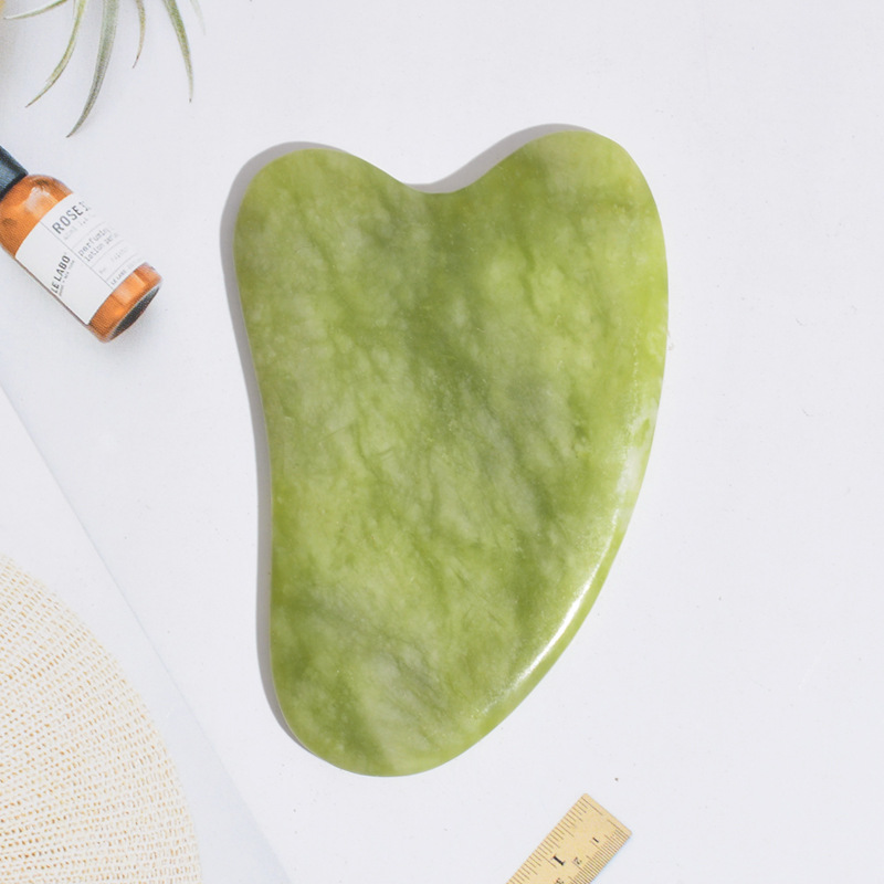 Jade Gua Sha Massage Tool Green