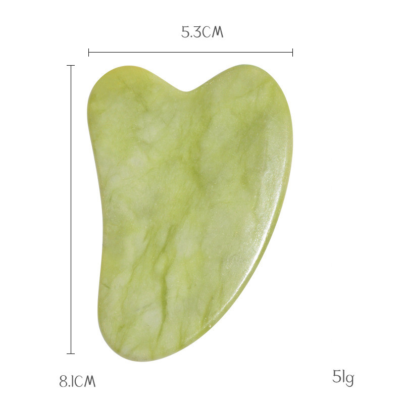 Jade Gua Sha Massage Tool Green